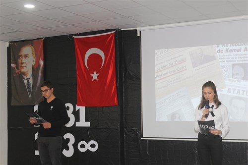10 Kasım Atatürk'ü Anma Günü Programı