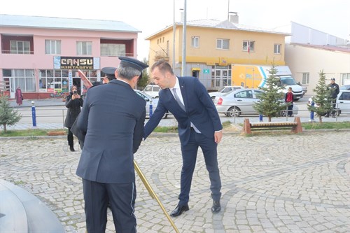 10 Kasım Atatürk'ü Anma Günü Çelenk Sunma Töreni